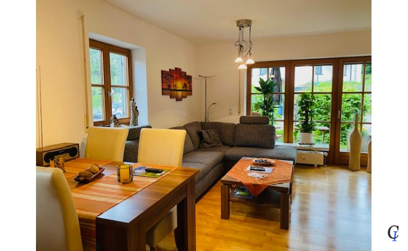 Blick ins Wohnzimmer